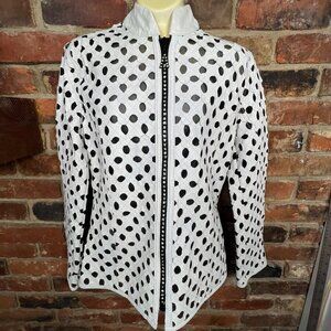 Stillman Studio Small White Leather Jacket